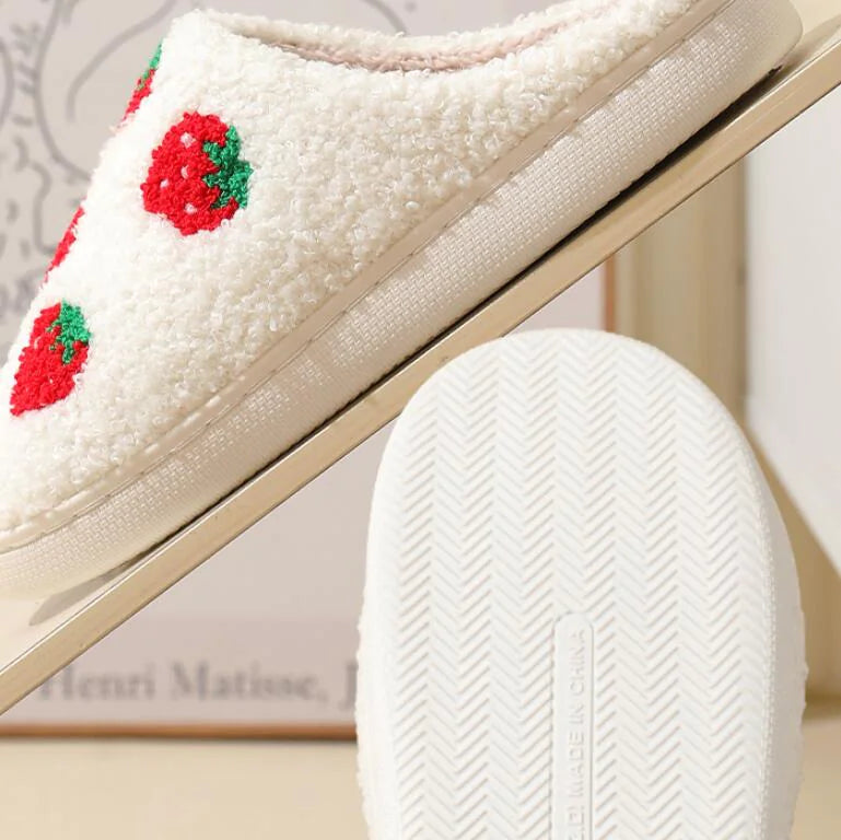 Fruit Designed Cotton Slippers