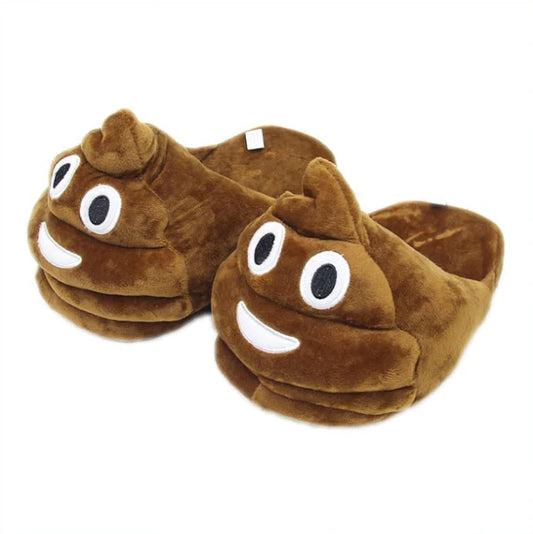 Emoji Adult Cotton Slippers - Plush Home Slippers
